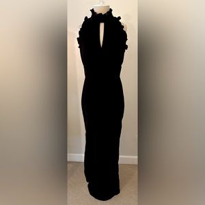 Shoshanna Alyssa Velvet Evening Gown (color: plum)